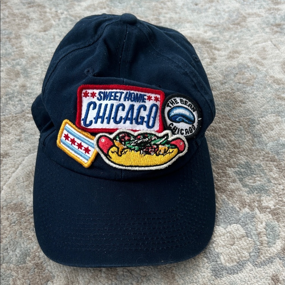 Chicago Patch Navy Baseball Cap